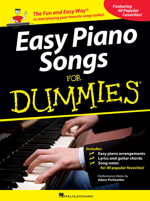 Title details for Easy Piano Songs for Dummies by Adam Perlmutter - Available